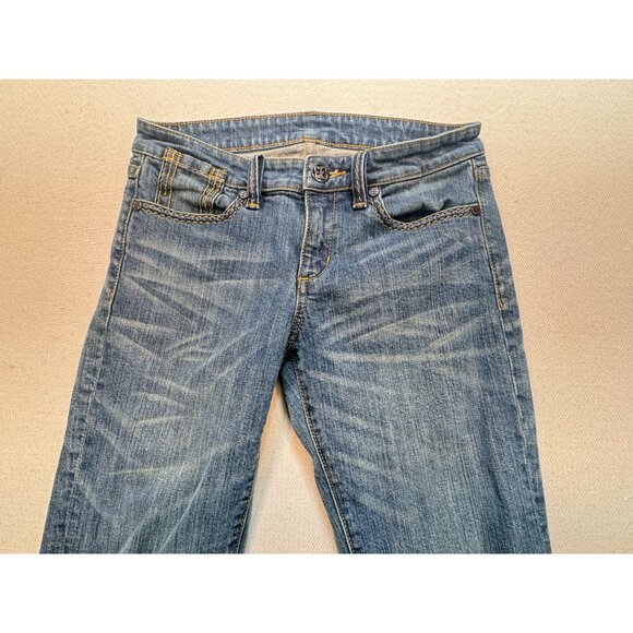 BCBG Max Azria Womens Skinny Jeans Size 28 Blue Denim Medium Wash Casual Pockets - Picture 8 of 14